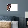 Paard - Springen - Modern poster papier klein -sfeer2