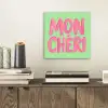 Mon cheri - Groen - Roze aluminium wit klein -sfeer1