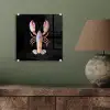 Kreeft - Roze - Zacht - Zwart plexiglas 5mm klein -sfeer3
