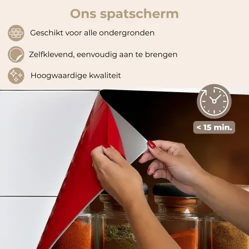 Potjes - Kruiden - Specerijen - Korrels keuken achterwand spatscherm klein -spatscherm_NL