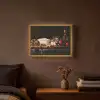 Stilleven - Vintage - Borrelplank Light Box met batterij (Wandlamp) middel -sfeer4