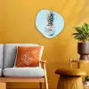 Blauw - Ananas - Disco - Discobal Wandcirkel Organisch Forex 3mm klein -sfeer4