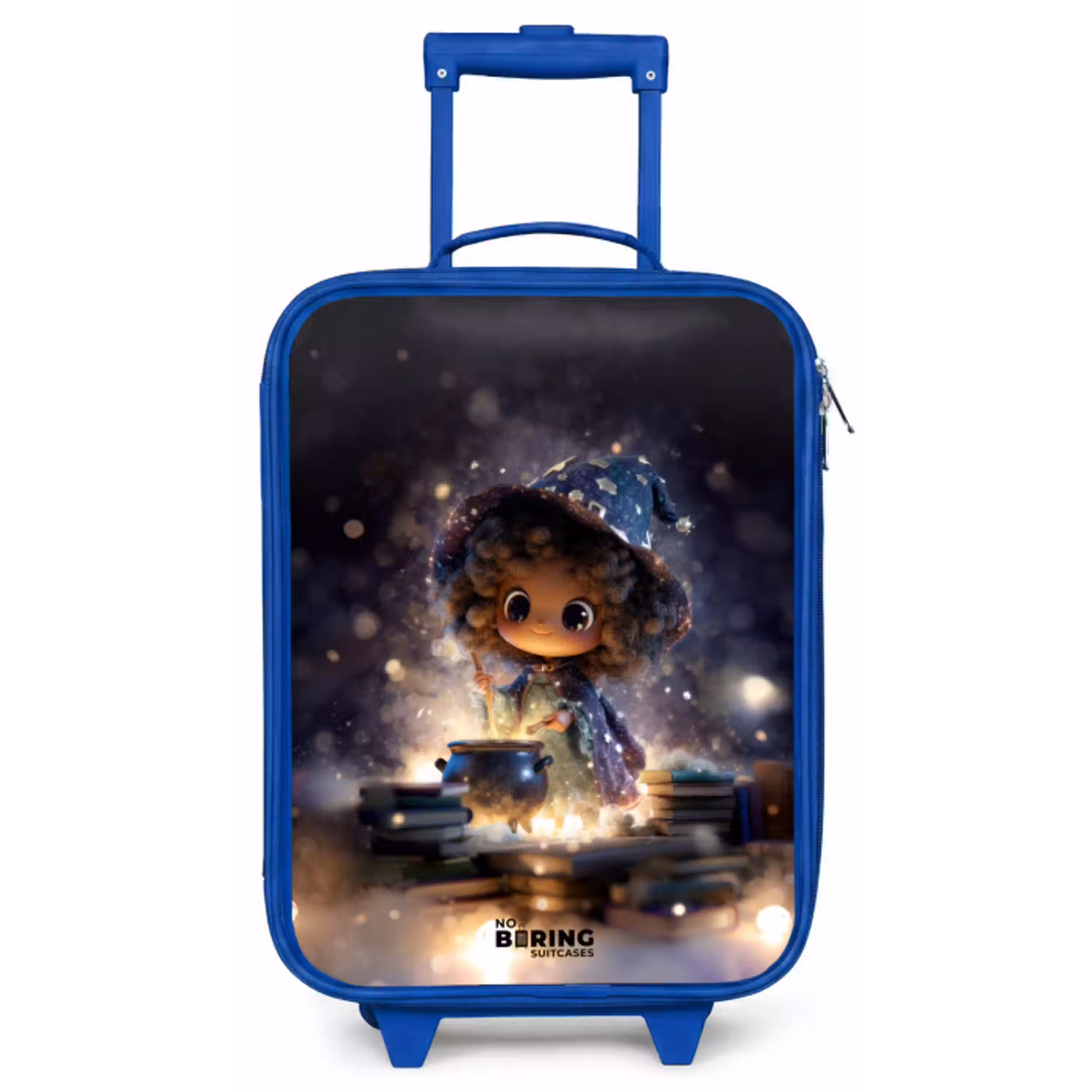 Magische Nacht vol Toverkunst Kinderkoffer - Blauw klein -zz3dotto