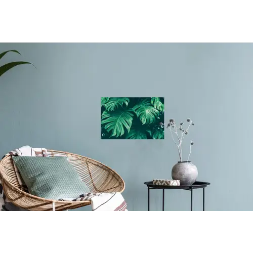 Monstera - Bladeren - Planten - Jungle - Natuur Muursticker klein -plant