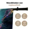 Schip - Hout - Koraalriffen - Zonlicht Wandkleed katoen klein -sfeer2