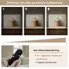Bloempot - Kuiken - Bloemetjes Light Box met batterij (Wandlamp) middel -USP_dimbaarNL