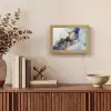 Marmer - Blauw - Goud Light Box met kabel (Tafellamp) klein -sfeer2