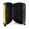 Stippen patroon geel NBS - Handbagage koffer - Kinderen Unisex middel -binnenkant