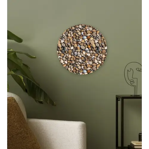 Licht - Stenen - Rust Wandcirkel kunststof plaat 5mm dik klein 188 -sfeer3