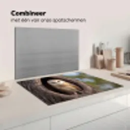 Kerkuil - Boom - Natuur - Bruin Inductie beschermer vinyl 3mm klein -wsfeer7_website