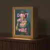 Vrouw - Portret - Kroon Light Box met kabel (Tafellamp) klein -z3d_website