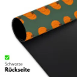 Pompoen - Patroon - Oranje Muismat XXL klein 681 -ysfeer2_duits