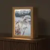 Riet - Gras - Natuur - Winter - Meer Light Box met kabel (Tafellamp) klein -z3d_website