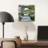 Doorkijk - Pad - Beton - Landschap aluminium wit klein -sfeer5