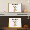 Giraffe - Roze - Kauwgom Light Box met batterij (Wandlamp kind) middel -sfeer3_kind