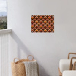 Patroon - Retro - Kleurrijk tuinposter los doek klein 239 -sfeer8