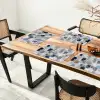 Abstract - Goud - Vormen Placemat vinyl groot -zzsfeer4_Kitchenyeah-website