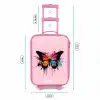 Vlinderverf Kinderkoffer - Roze klein -productfoto_formaten