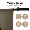 Kat - Kokskleding - Zwart - Wit Wandkleed katoen klein -sfeer2