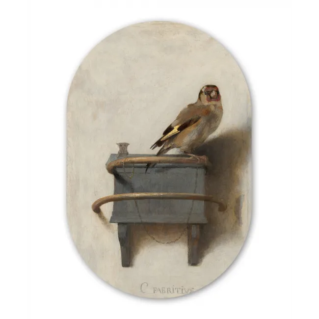 Muurovaal - Het puttertje - Carel Fabritius