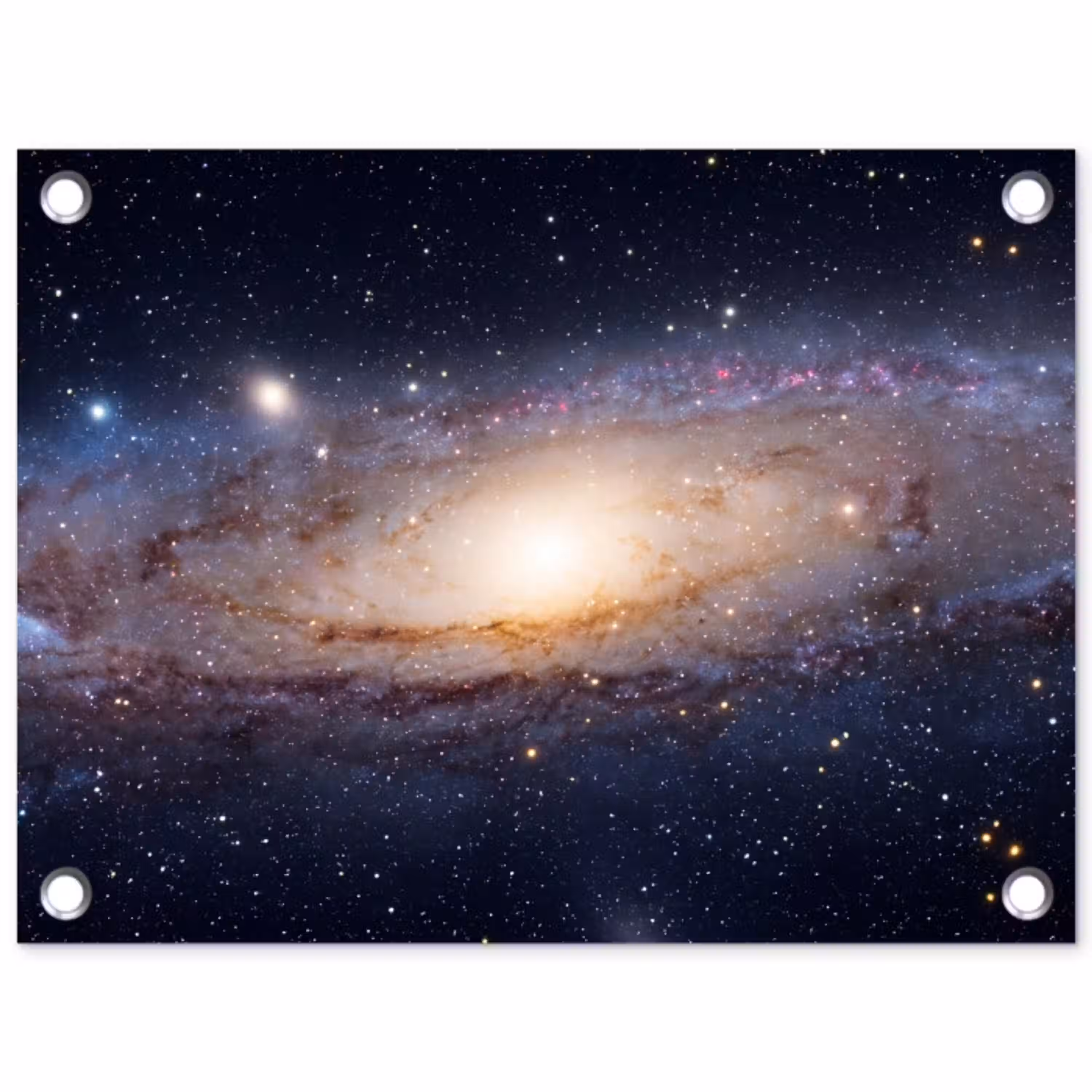 Sterrenstelsel - Ruimte - Kosmos tuinposter los doek klein -3d