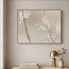 Bloemen - Wit - Planten Textielframe zwart klein -sfeer2