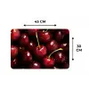 Rood - Fruit - Kersen Placemat vinyl groot -specs