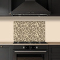 Giraf - Patroon - Beige - Bruin keuken achterwand spatscherm klein 900 -sfeer1