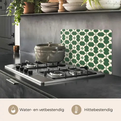 Tegel - Klassiek - Groen keuken achterwand spatscherm klein 900 -usp_NL