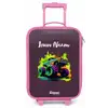 Neon Wheels Kinderkoffer - Roze klein -zz3dotto