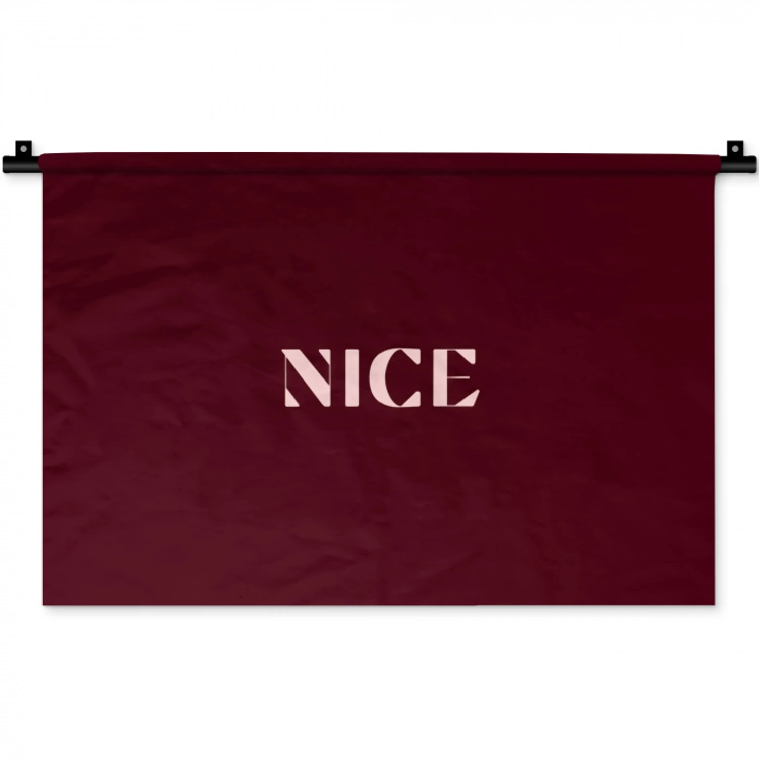 Nice - Bordeaux - Roze Wandkleed katoen klein -zz3d