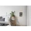 Japandi - Eten - Vintage - Decoratie textielposter latten blank klein -woonkamer