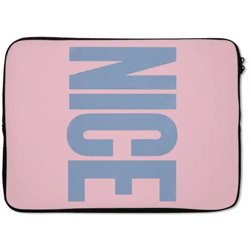 Nice - Paars - Roze laptophoes neopreen klein -zkaufland3dotto