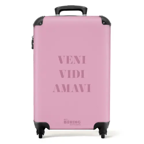 Quotes - Veni vidi amavi NBS - Handbagage koffer - Kinderen Unisex middel -productfoto_recht