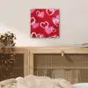 Patroon - Hartjes - Roze - Valentijn plexiglas 5mm klein -sfeer4