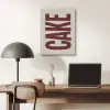 Red - Cake - Decoratie - Eten PET vilt klein -sfeer5