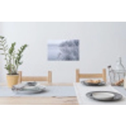 Riet - Bevroren - Winter - Natuur Muursticker klein -eettafel