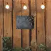 Winter - Hulst - Kerst - Beton tuinposter los doek klein -sfeer1