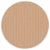 Plaid - Patroon - Bladvorm - Bruin Wandcirkel plexiglas klein 852 -3d
