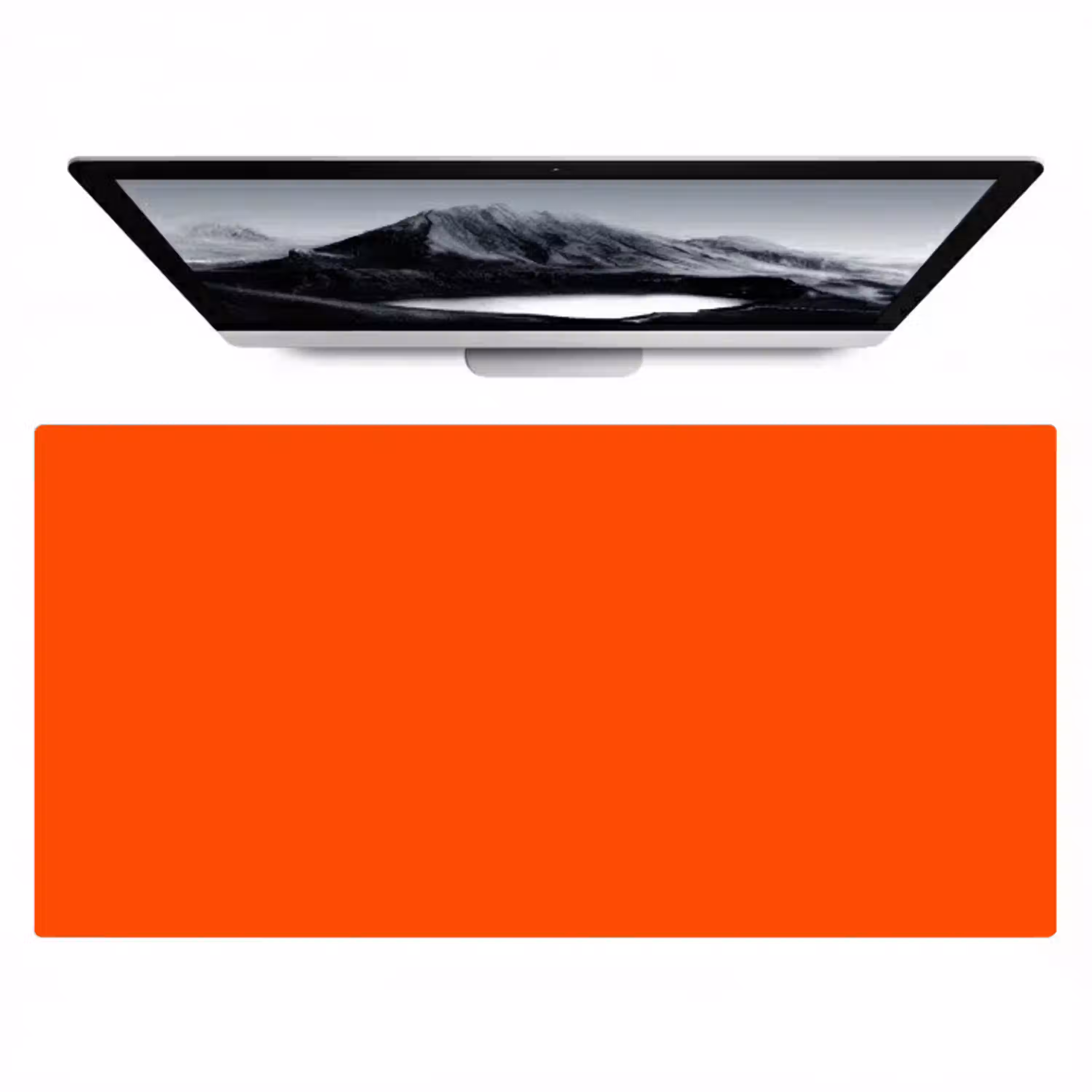 Fiery  - Tangerine - Oranje Muismat XXL klein 681 -zzz3d