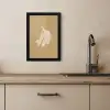 Bananen - Beige - Lijntekening - Minimalistisch KitchenYeah - Keuken - Fotolijst klein -sfeer2