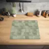 Vlakken - Rustiek - Groen Inductie beschermer vinyl 3mm middel 274 -sfeer5
