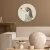 Hond - Zonnebril - Sjaal Akoestische PET Vilt - Rond klein -sfeer1