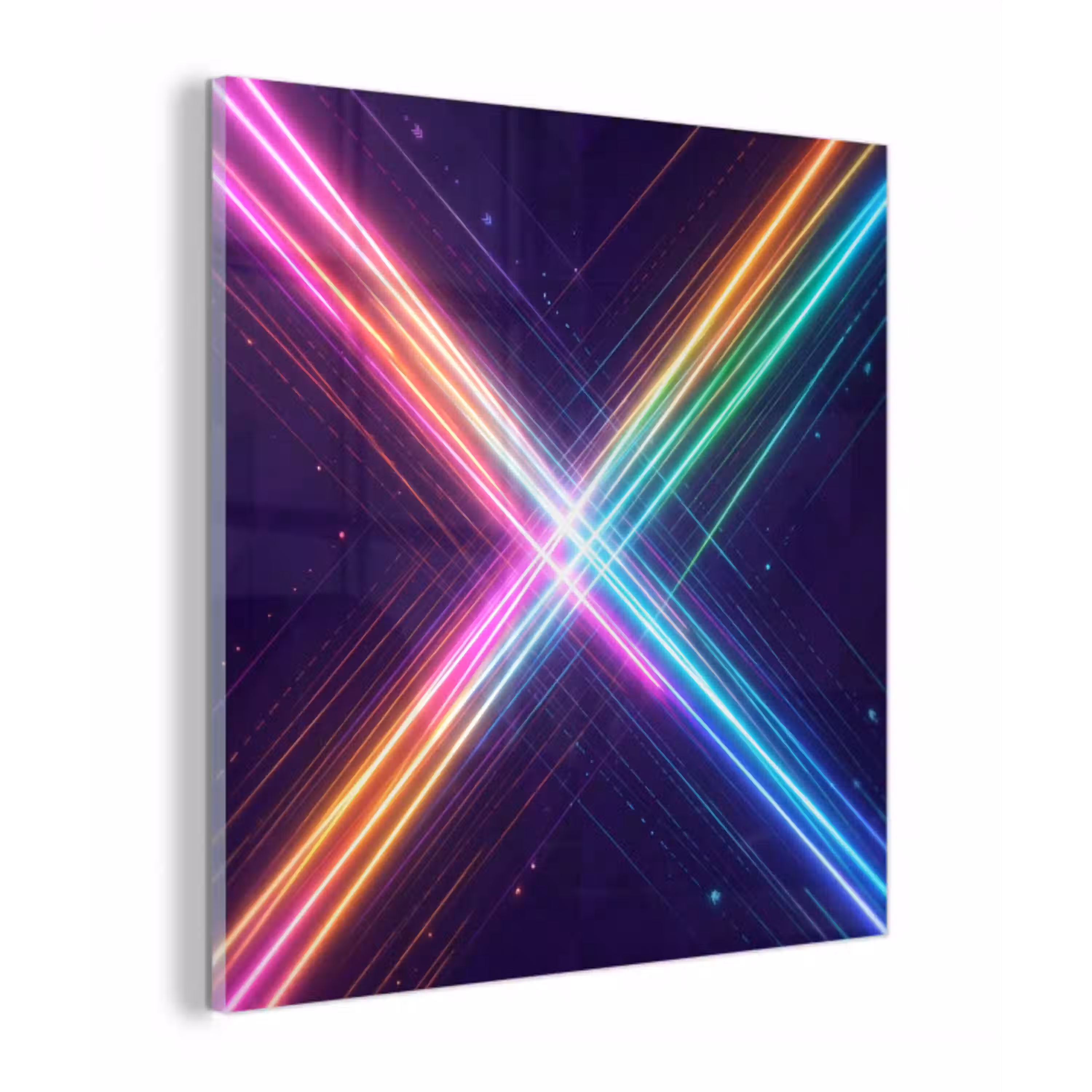 Kruisen - Lasterstralen - Neon plexiglas 5mm klein -z3d
