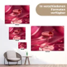 Cocktail - Pink - Luxe tuinposter los doek klein -Xsfeer9_DE