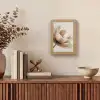 Bloem - Beige - Crème Light Box met kabel (Tafellamp) klein -sfeer2