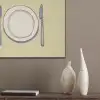 Illustratie - Bord - Bestek - Beige PET vilt klein -sfeer6_closeup