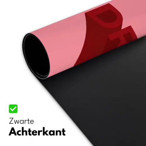 Dream - 3D - Rood - Roze Muismat XXL klein -sfeer2