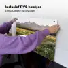 Berglandschap - Rivier - Bos Inductie beschemer met haakjes klein -ky-ophangen-nl