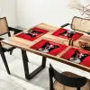 Hond - Hartjesbril - Loveyou - Rood Placemat vinyl groot -zzsfeer4_Kitchenyeah-website